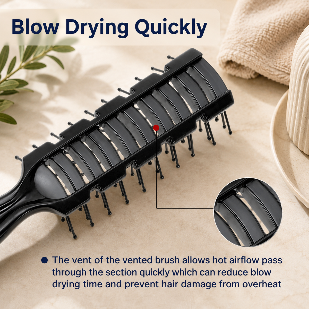 Vented Blow Dry Hair Brush