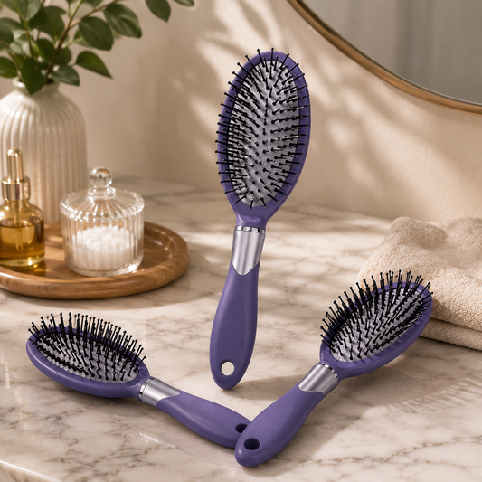 3-Pack Smooth Detangling Cushion Brush