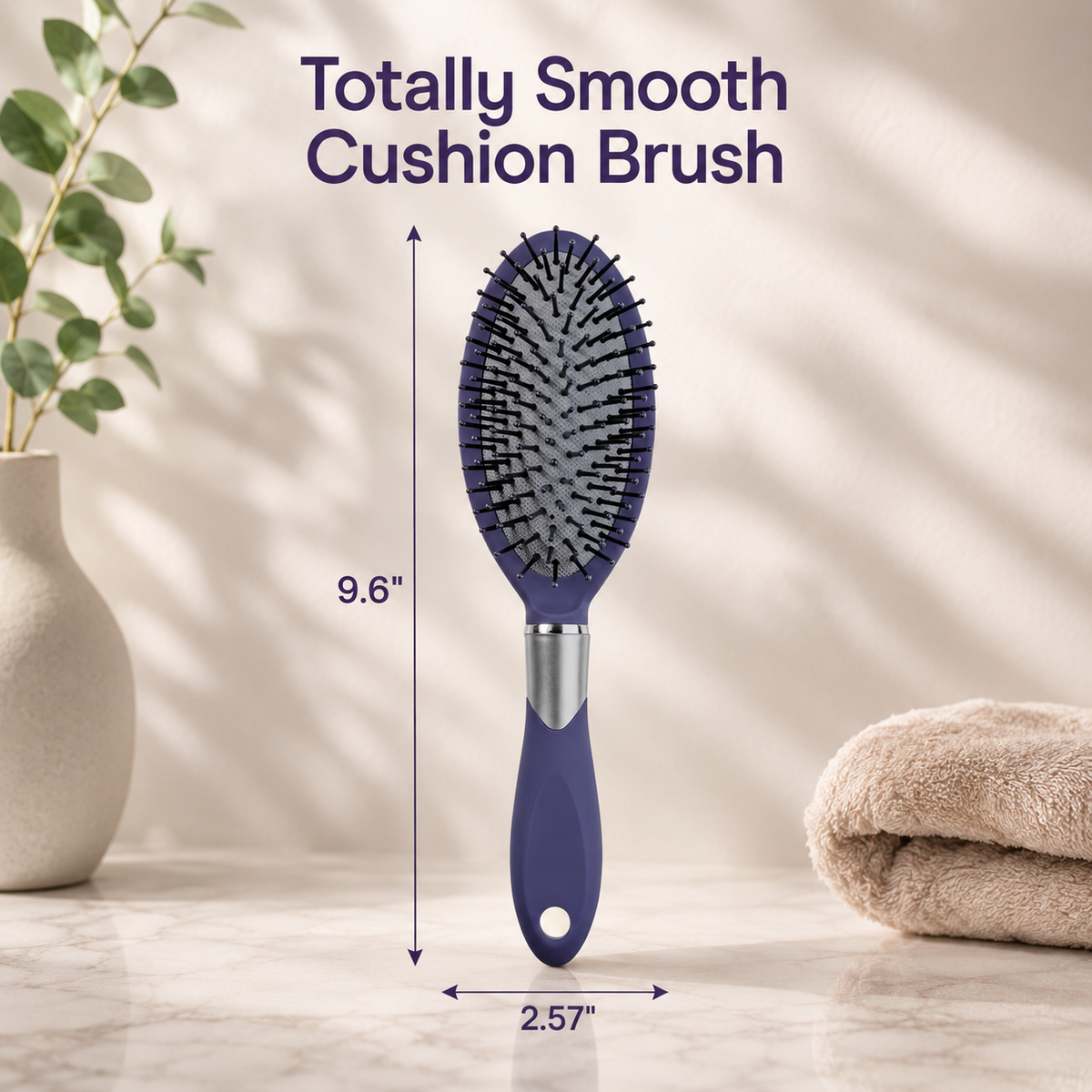 3-Pack Smooth Detangling Cushion Brush