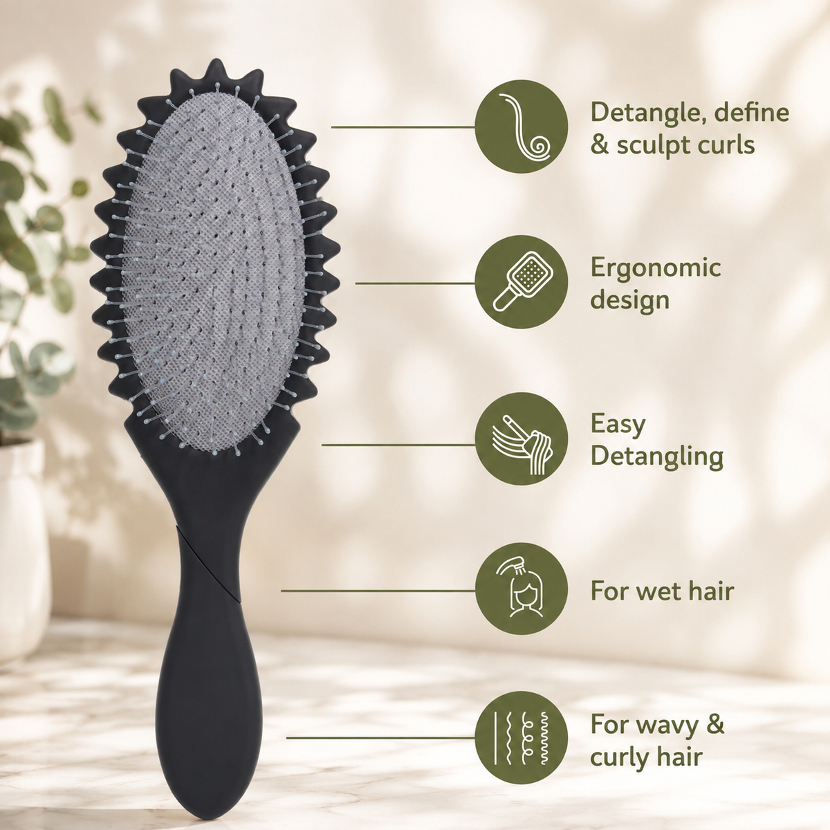 3-in-1 Curl Shaping Brush