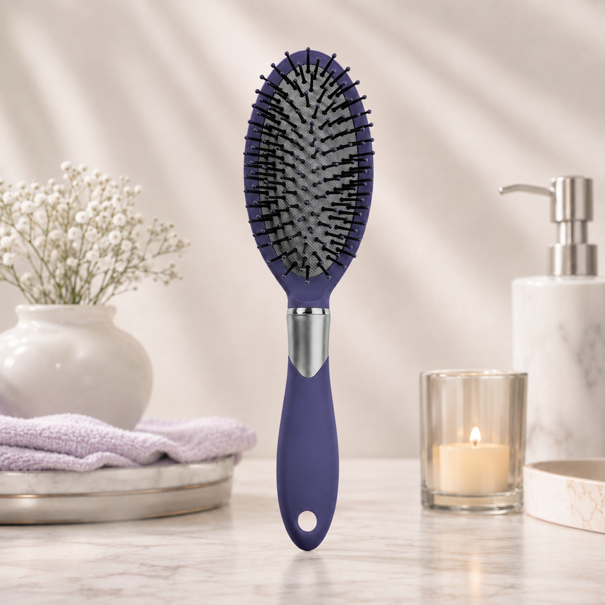 3-Pack Smooth Detangling Cushion Brush