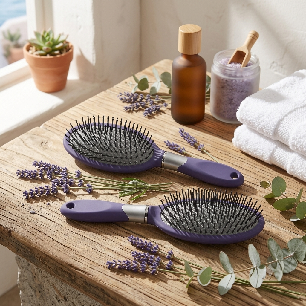 3-Pack Smooth Detangling Cushion Brush
